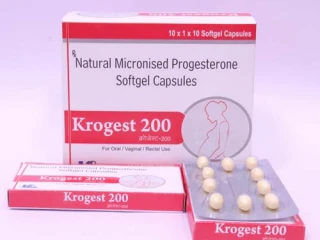 Natural Micronised Progesterone Soft Gelatin Capsule