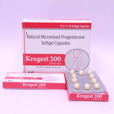 Natural Micronised Progesterone Soft Gelatin Capsule 1