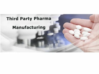 Third Party Manufacturing Pharma Company