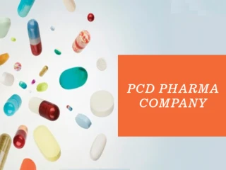 Gujarat Based PCD Pharma Company