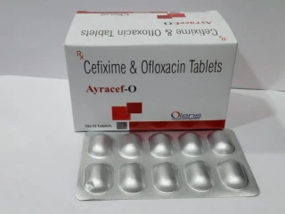 Cefixime 200 mg+ ofloxacin 200 mg is available at best price