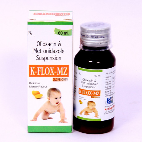 Ofloxacin & Metronidazole Suspension 1