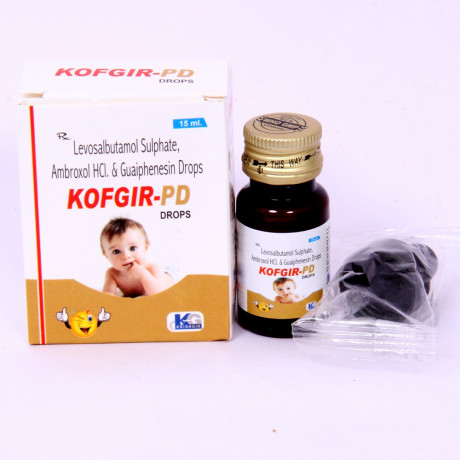 Levosalbutamol Sulphate Ambroxol HCL & Guaiphenesin Drops 1