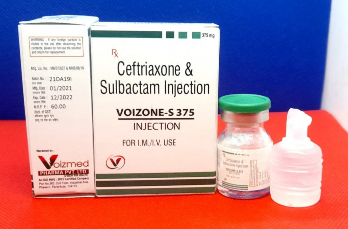 Ceftriaxone + Sulbactum Injection 1