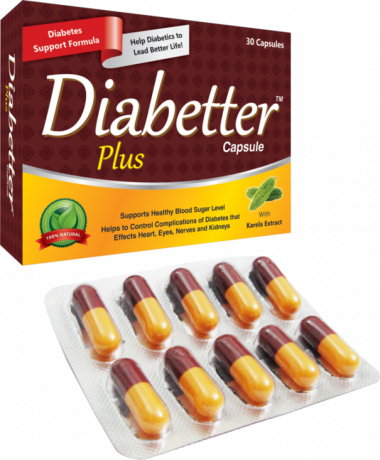 Diabetter Plus Capsules : Anti Diabetic & Anti-Oxidant Daily Supplement 1