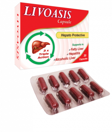Livoasis Capsule : Jaundice and Hepatitis 1