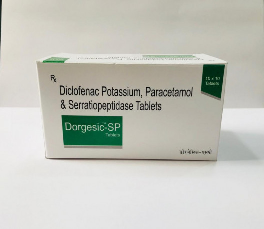 Diclofenac + Serratiopeptidase + Paracetamol 1