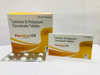 Cefixime Anhydrous + Clavulanic Acid