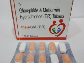 Metformin HCL 1000 Mg (ER) + Glimepiride 2 mg is available at best rate