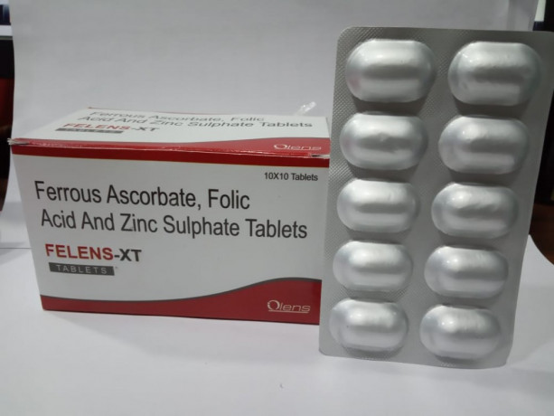 Ferrous ascorbate 100mg,folic acid 1.5mg & zinc sulphate monohydrate is available at best price 1