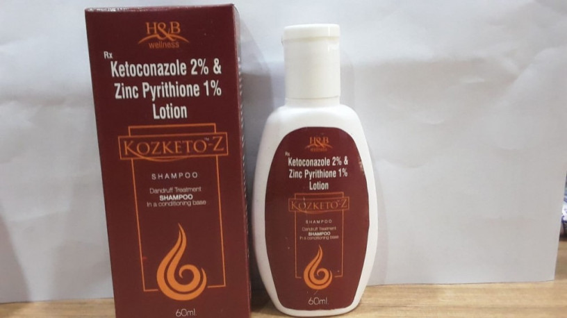 KETACONAZOLE 2%+ ZINC PYRITHIONE 1% SHAMPOO for dandrruff treament in conditioning base 1