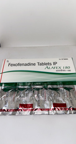 Alafex - 180 Tablets ( Fexofenadine 180 mg. ) 1