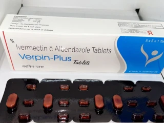 Verpin - Plus ( Ivermectin Albendazole ) .