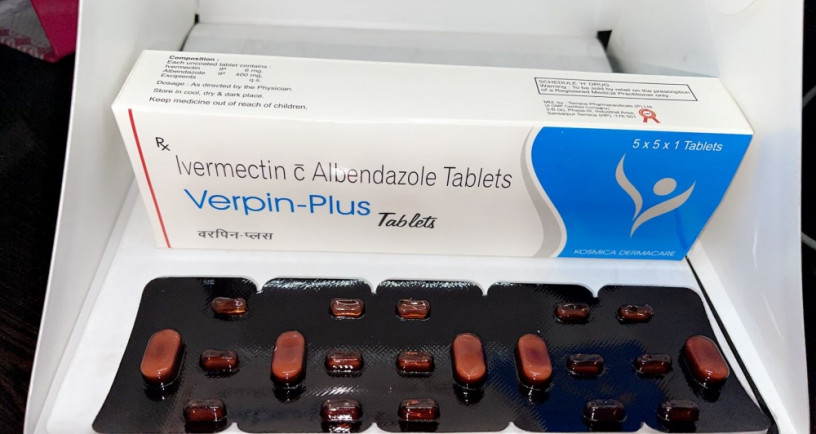 Verpin - Plus ( Ivermectin Albendazole ) . 1
