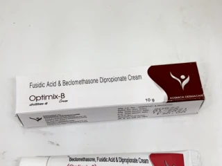 Optimix -B ( Fusidic Acid 20 mg. + Beclomethasone Dipropionate 0.25 mg.)