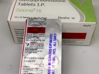 Zelone - 16 Tabltes ( Methylprednisolone 16 mg. )