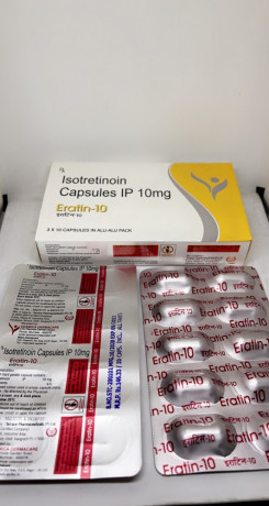 Eratin - 10 ( Isotretinoin 10 mg. Capsules ) 1