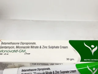 Monovate -GM Cream ( Betamethasone Gentamycin Miconazole Nitrare Zinc Sulphate )