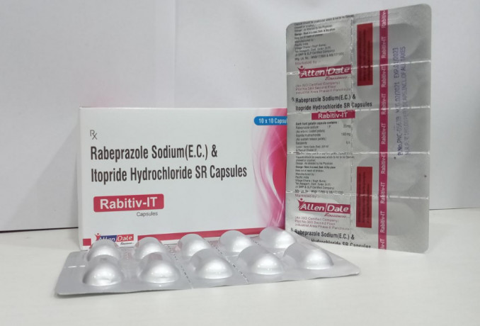 RABEPRAZOLE SODIUM (E.C) 20MG + ITOPRIDE HYDROCHLORIDE 150MG SE CAP 1