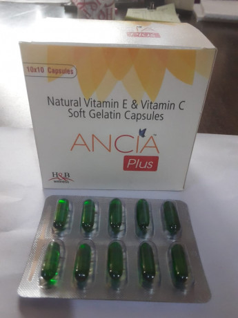 Natural Vitamin E and Vitamin C Health Supplement 1
