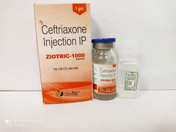 Ceftriaxone injection 1 gm 1