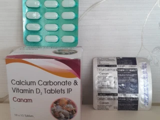 CALCIUM CARBONATE & VITAMIN D3 TABLETS IP