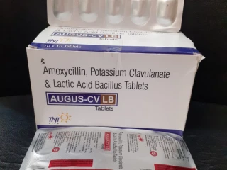 AMOXYCILLIN & POTASSIUM CLAVULANATE & LACTIC ACID BACILLUS TABLETS