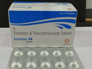 Etodolac and thiocolchicoside tablet