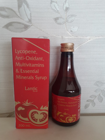 LYCOPENE ANTI-OXIDANT, MULTIVITAMINS & ESSENTIAL MINERALS SYRUP 1
