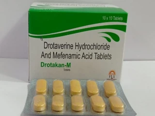 Drotaverine hydrochloride and mefenamic acid tablets