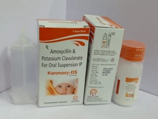 Amoxicillin 200mg + potassium clavulanate 28.5mg dry syrup