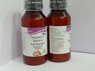 Mefenamic acid 50mg and paracetamol 125mg syrup