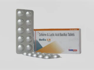 CEFIXIME & LACTIC ACID BACILLUS 2.5 BILLION SPORES DISPERSIBLE TABLET