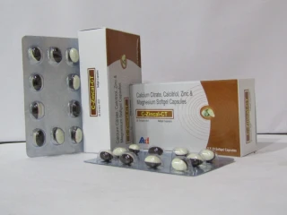 CALCITROL 0.25MG + CALCIUM CITRATE 425MG + MAGNESIUM OXIDE 40MG + ZINC SULPHATE 20MG ( SOFT GEL)