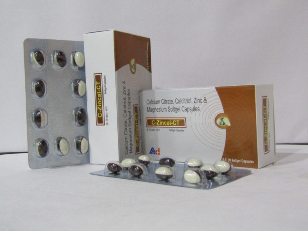 CALCITROL 0.25MG + CALCIUM CITRATE 425MG + MAGNESIUM OXIDE 40MG + ZINC SULPHATE 20MG ( SOFT GEL) 2