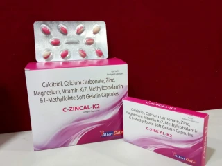 CALCITROL + CALCIUM CARBONATE + ZINC + MAGNESIUM VIT K27 & METHYLCOBALAMIN + L - METHYLFOLATE SOFT GEL CAP