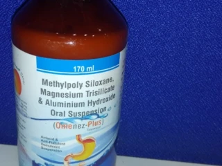 METHYLPOLY SILOXANE MAGNESIUM ,TRISILICATE &ALUMINIUM HYDROXIDE SUSPENSION