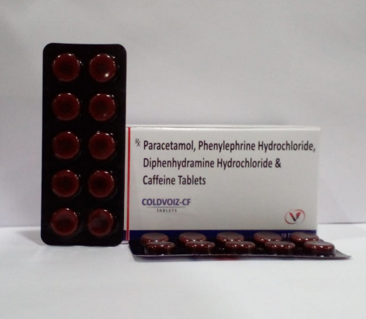 Phenylepherine 5 mg+Caffeine 30 mg + Diphenhydramine 25mg + Paracetamol 325mg 1
