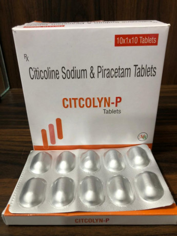 Citicoline Sodium and Piracetam Tablets 1