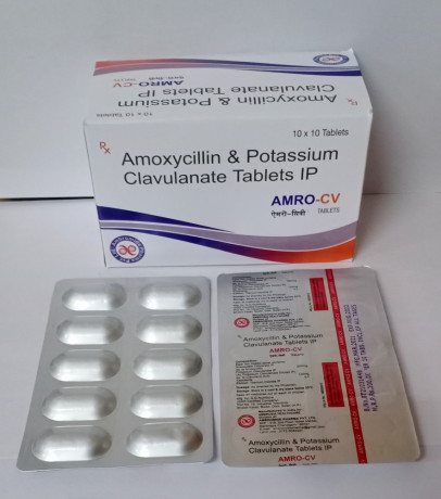 Amoxicillin and potassium clavulanate 625 2