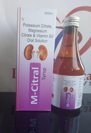 Pottasium Citrate 1100 mg + Magnesium Citrate 375 mg + Pyidoxine Hcl 20 mg 1