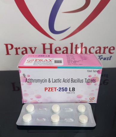 Azitromycin 250 mg with LB 1