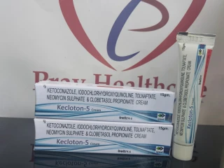 Ketoconazole + clobetasol + Iodochlorhydroxyquinoline + Neomycin Cream+Tolnftate