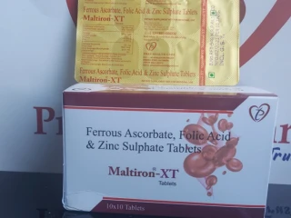 Ferrous Ascorbate 100 mg + Folic Acid 1.5 mg + Zinc Sulphate 22.5 mg