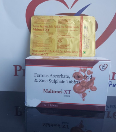 Ferrous Ascorbate 100 mg + Folic Acid 1.5 mg + Zinc Sulphate 22.5 mg 1