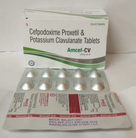 CEFPODOXIME PROXETIL + POTASSIUM CLAVULANATE 1