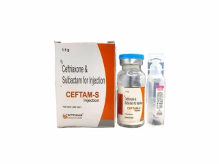 CEFTRIAXONE 1000MG + SULBACTAM 500MG INJECTION