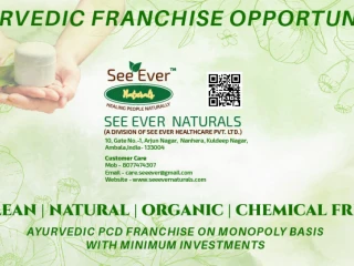 AYURVEDIC PCD FRANCHISE OPPORTUNITY ON MONIPOLY BASIS