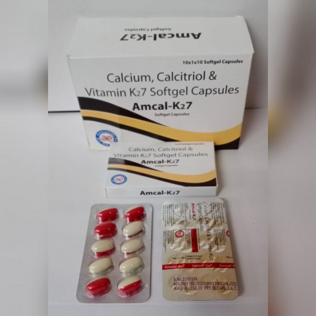 CALCIUM CARBONATE IP 625 MG + EQ.TO ELEMENTAL CALCIUM 250 MG + CALCITRIOL IP 0.25 MCG+ VITAMIN K2-7 45 MCG 1