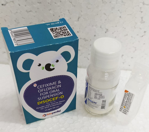 Cefixime 50mg + Ofloxacin 50mg dry syrup 1